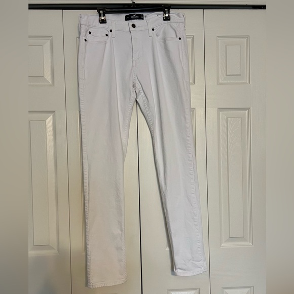 Hollister Other - Men’s Hollister Skinny White Jeans Size 32x34